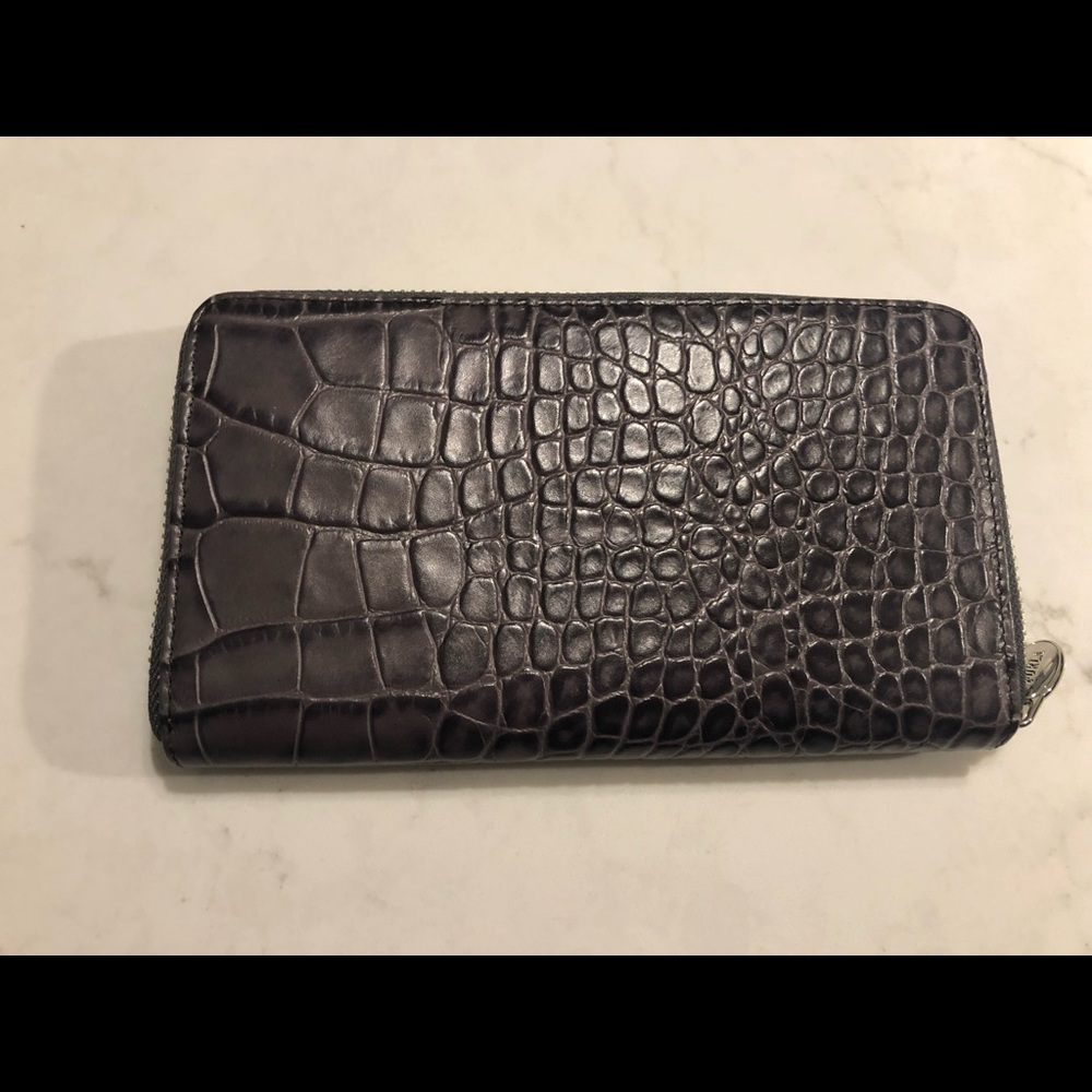 Furla zip around wallet